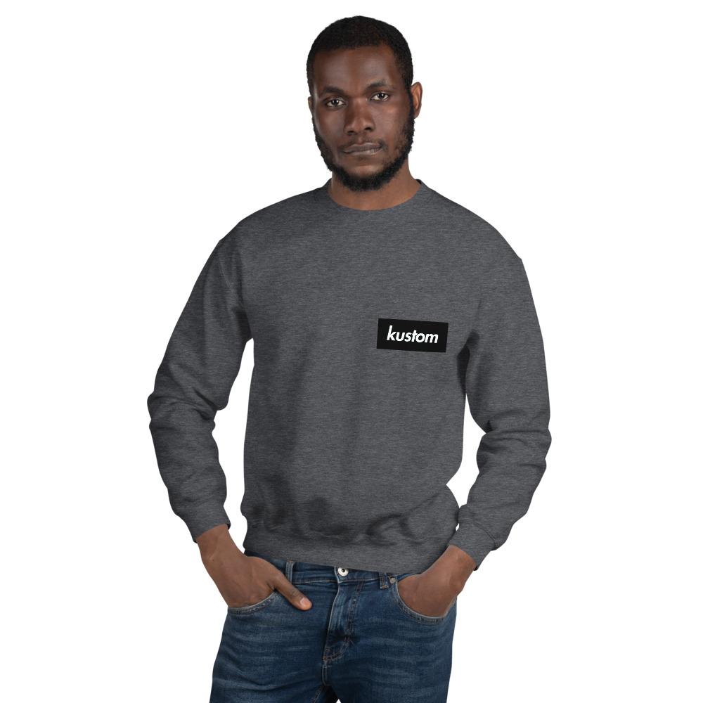 Kustom Black Logo Sweatshirt - Kustom: Tees Factory