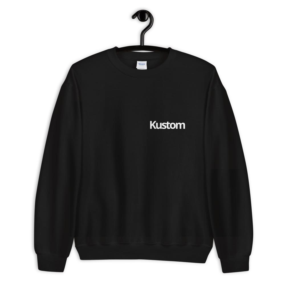 Black Kustom Sweatshirt - Kustom: Tees Factory